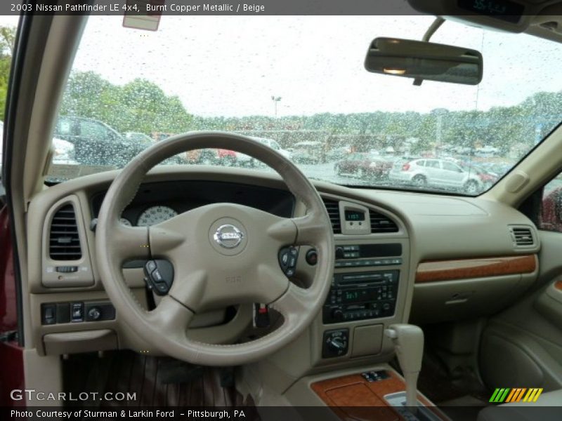 Burnt Copper Metallic / Beige 2003 Nissan Pathfinder LE 4x4