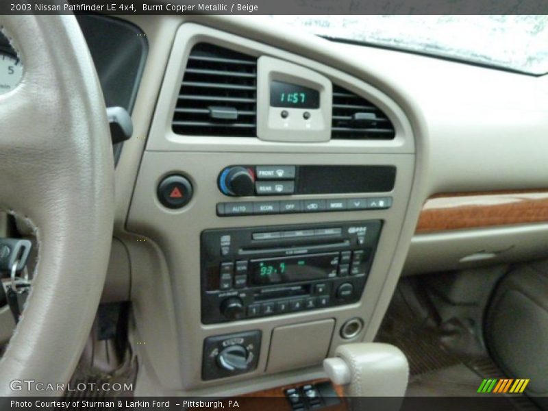 Burnt Copper Metallic / Beige 2003 Nissan Pathfinder LE 4x4