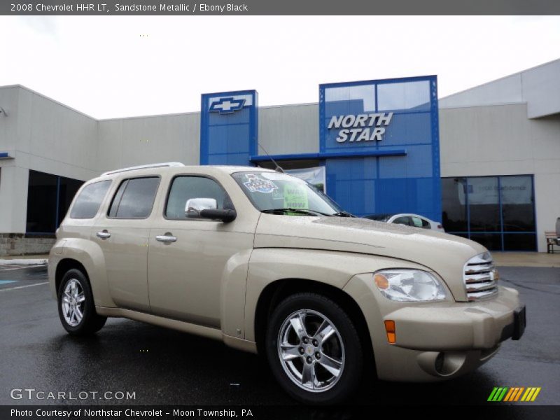 Sandstone Metallic / Ebony Black 2008 Chevrolet HHR LT