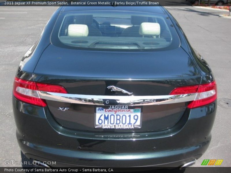 Botanical Green Metallic / Barley Beige/Truffle Brown 2011 Jaguar XF Premium Sport Sedan