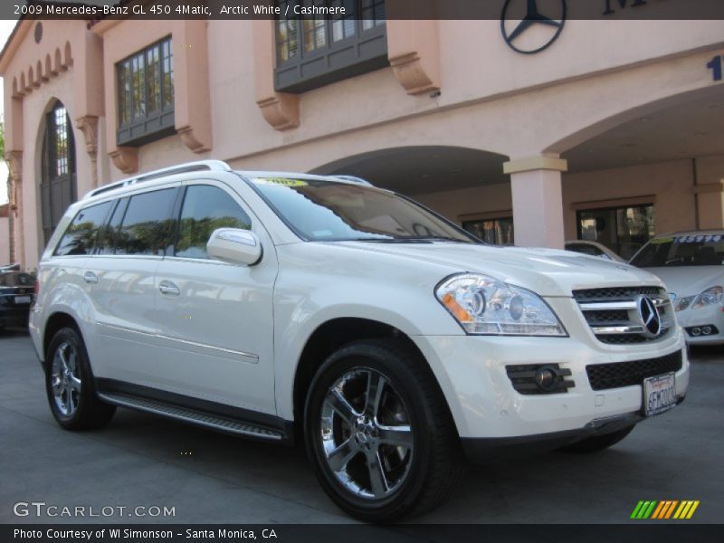 Arctic White / Cashmere 2009 Mercedes-Benz GL 450 4Matic