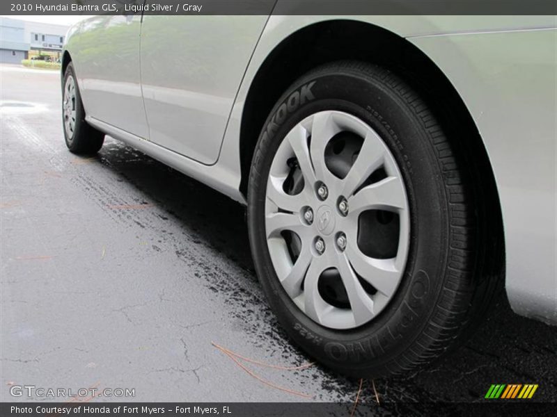 Liquid Silver / Gray 2010 Hyundai Elantra GLS