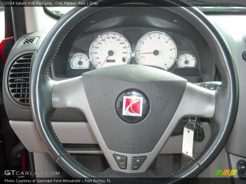 Chili Pepper Red / Gray 2004 Saturn VUE Red Line