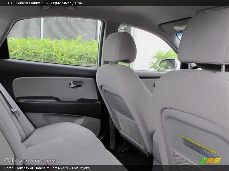 Liquid Silver / Gray 2010 Hyundai Elantra GLS