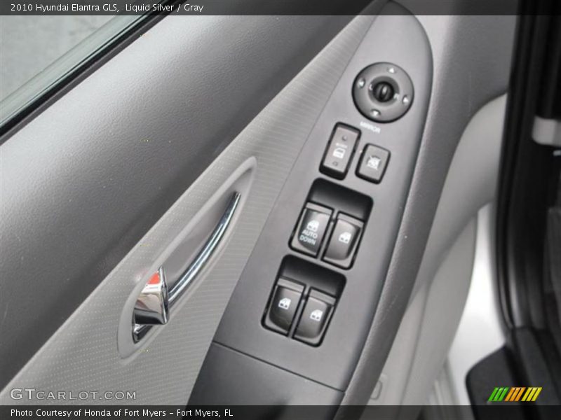 Liquid Silver / Gray 2010 Hyundai Elantra GLS