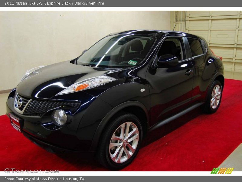 Sapphire Black / Black/Silver Trim 2011 Nissan Juke SV