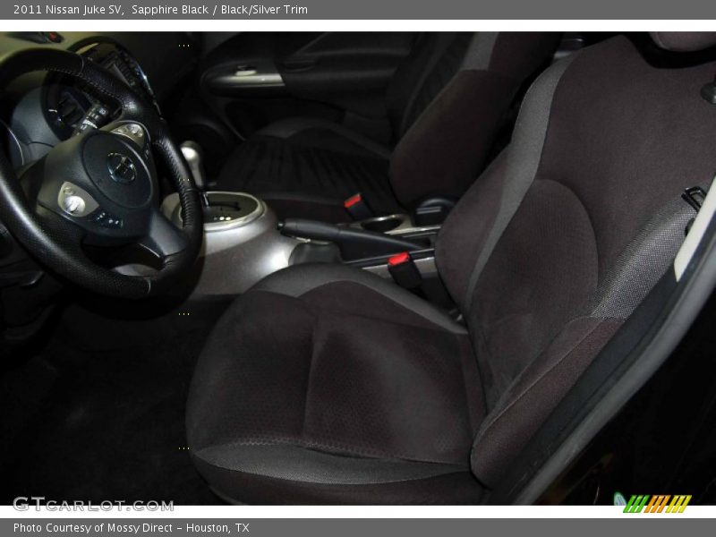 Sapphire Black / Black/Silver Trim 2011 Nissan Juke SV