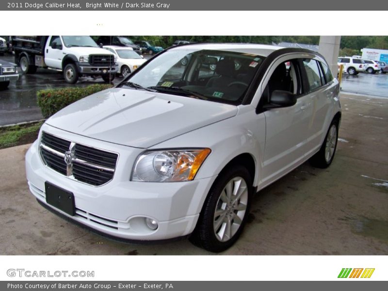 Bright White / Dark Slate Gray 2011 Dodge Caliber Heat