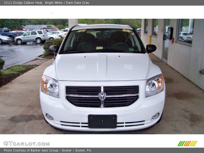 Bright White / Dark Slate Gray 2011 Dodge Caliber Heat