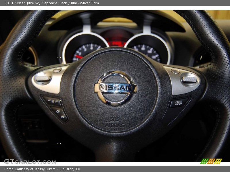 Sapphire Black / Black/Silver Trim 2011 Nissan Juke SV