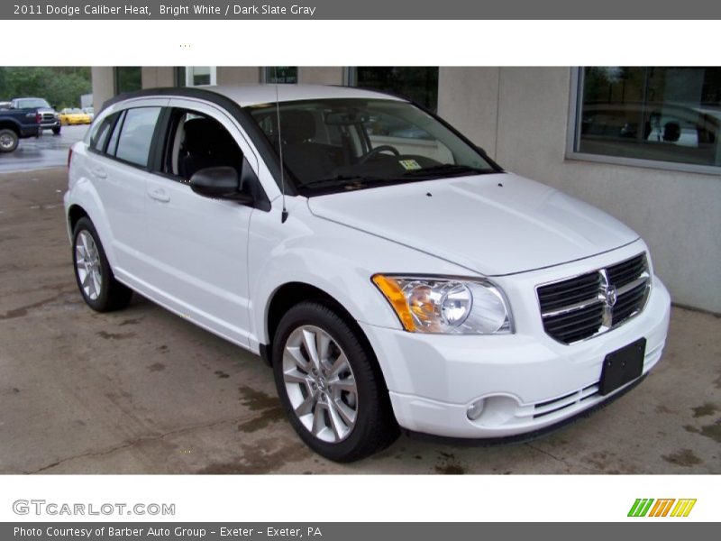 Bright White / Dark Slate Gray 2011 Dodge Caliber Heat