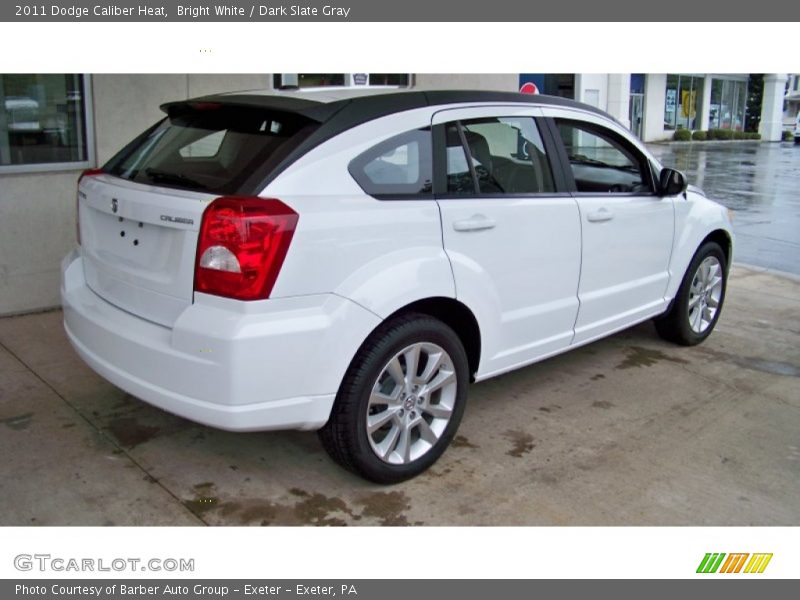 Bright White / Dark Slate Gray 2011 Dodge Caliber Heat