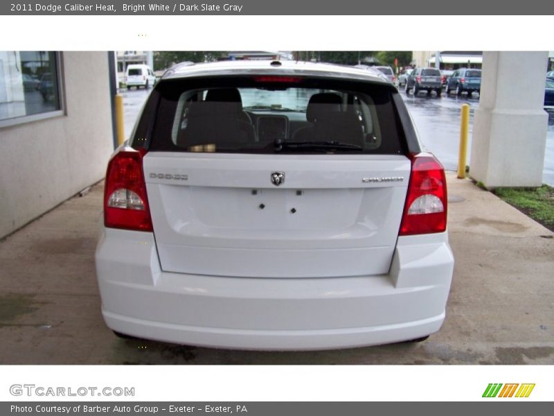 Bright White / Dark Slate Gray 2011 Dodge Caliber Heat