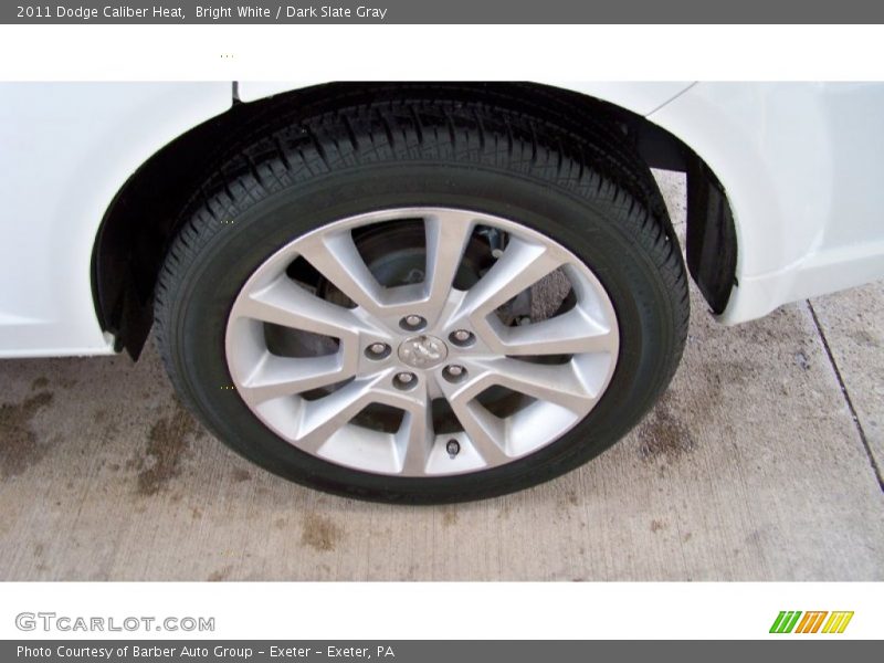 Bright White / Dark Slate Gray 2011 Dodge Caliber Heat