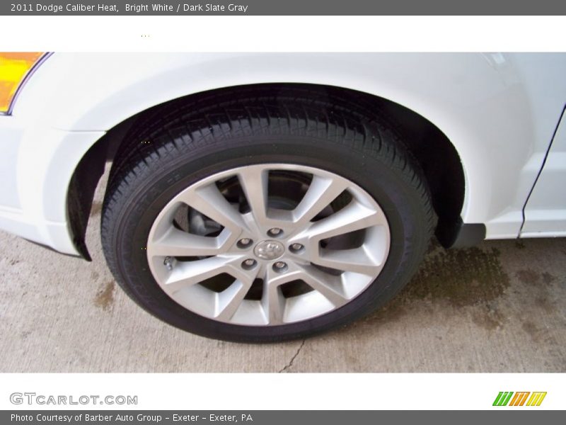 Bright White / Dark Slate Gray 2011 Dodge Caliber Heat