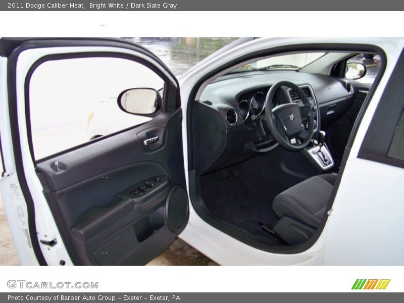 Bright White / Dark Slate Gray 2011 Dodge Caliber Heat