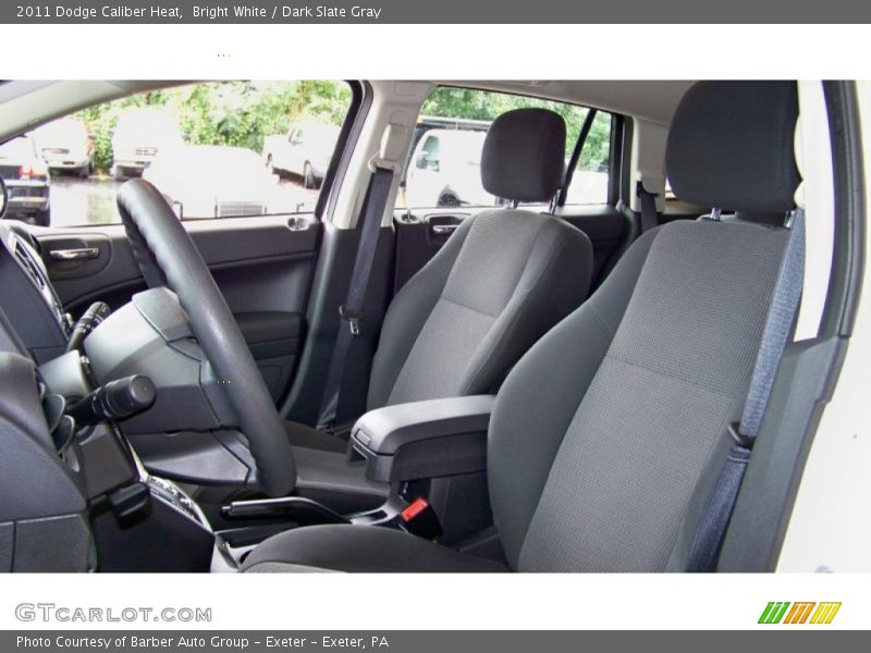 Bright White / Dark Slate Gray 2011 Dodge Caliber Heat