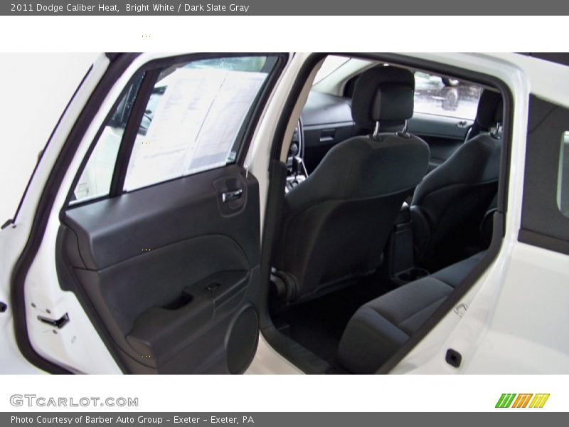 Bright White / Dark Slate Gray 2011 Dodge Caliber Heat