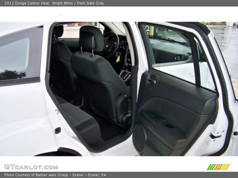 Bright White / Dark Slate Gray 2011 Dodge Caliber Heat