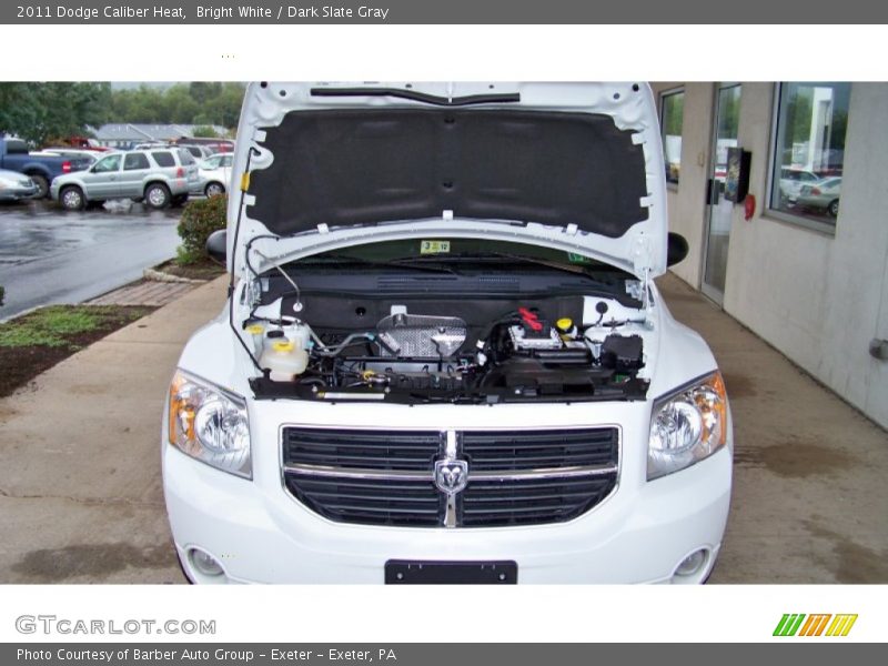 Bright White / Dark Slate Gray 2011 Dodge Caliber Heat