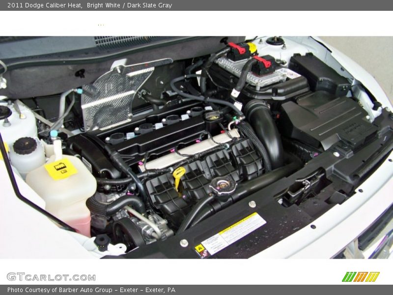 Bright White / Dark Slate Gray 2011 Dodge Caliber Heat