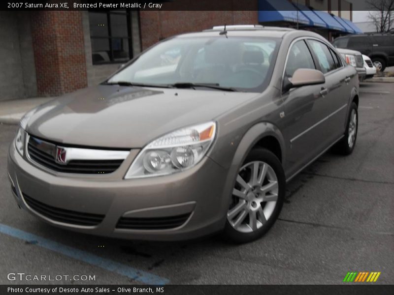 Bronzed Pewter Metallic / Gray 2007 Saturn Aura XE