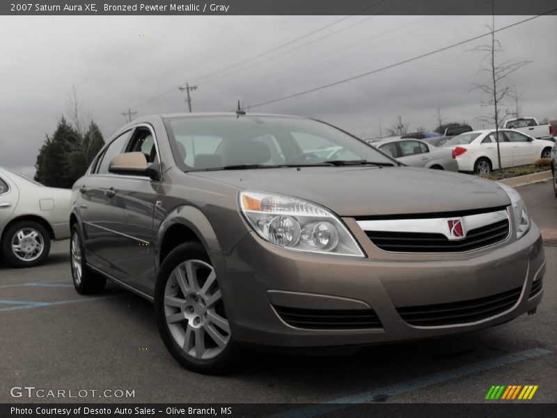 Bronzed Pewter Metallic / Gray 2007 Saturn Aura XE