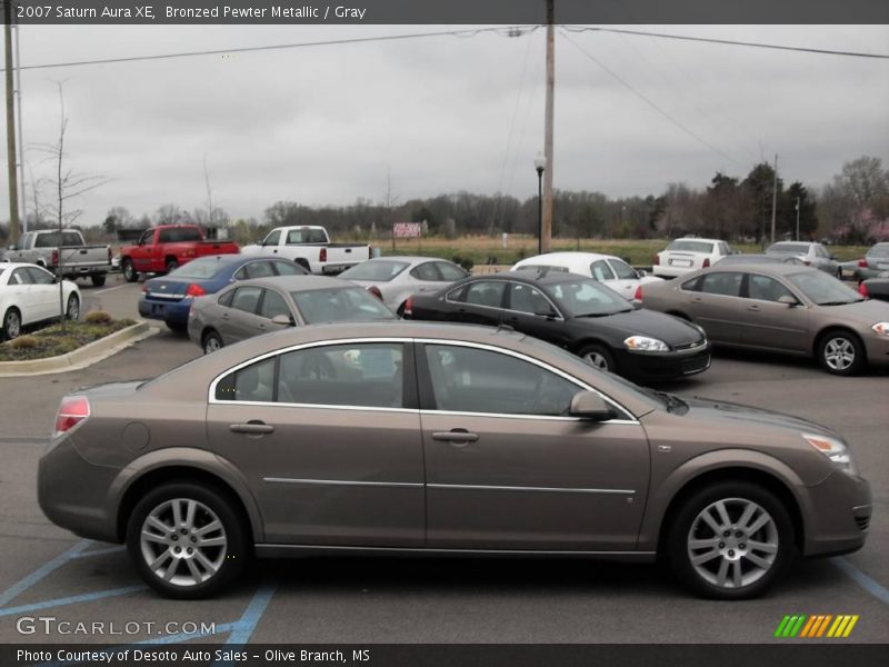Bronzed Pewter Metallic / Gray 2007 Saturn Aura XE