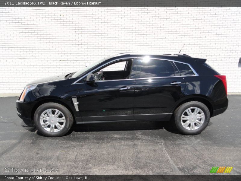 Black Raven / Ebony/Titanium 2011 Cadillac SRX FWD