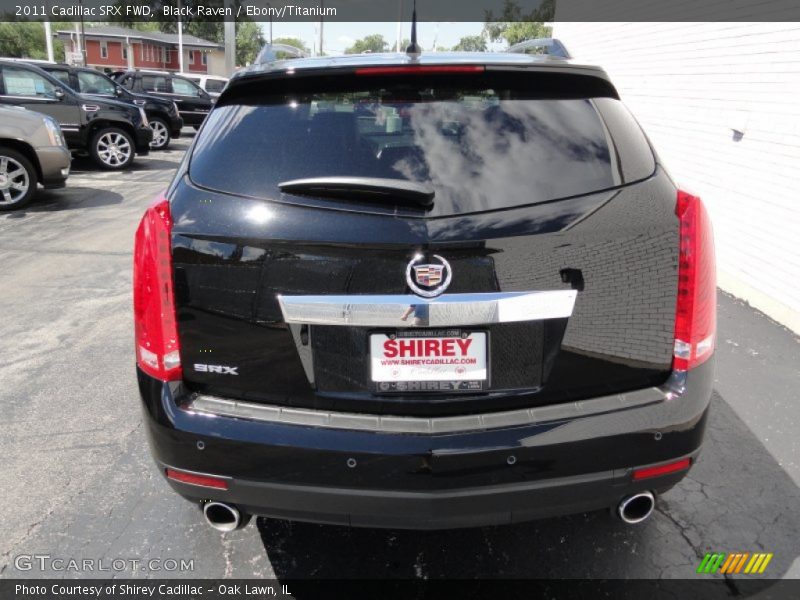 Black Raven / Ebony/Titanium 2011 Cadillac SRX FWD