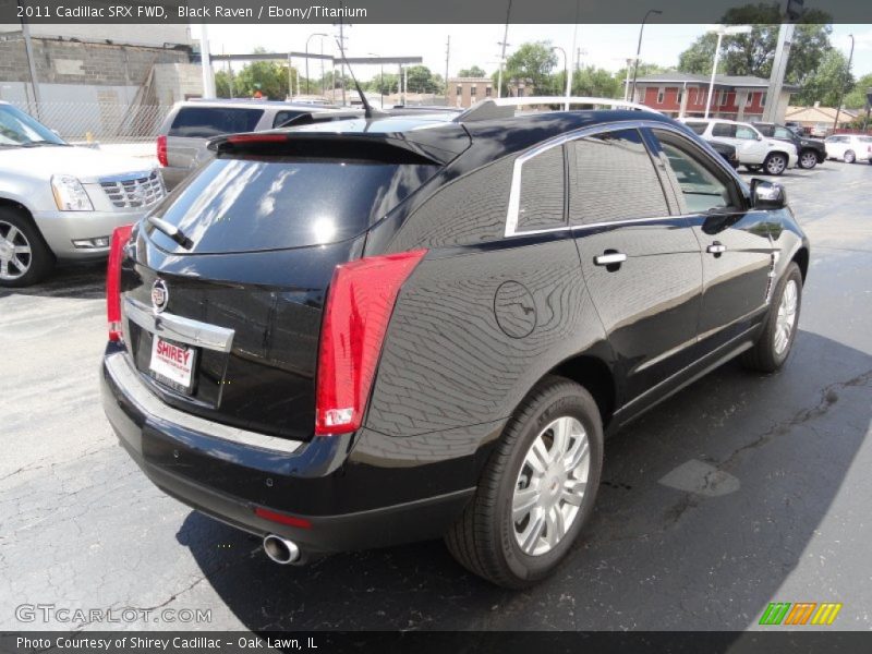 Black Raven / Ebony/Titanium 2011 Cadillac SRX FWD