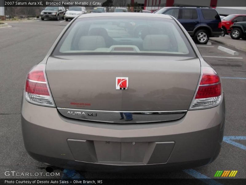 Bronzed Pewter Metallic / Gray 2007 Saturn Aura XE