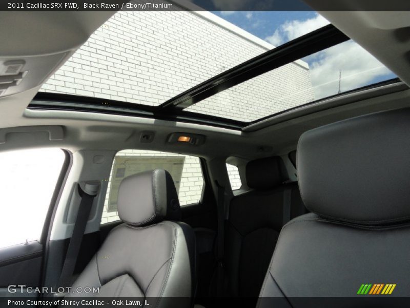 Black Raven / Ebony/Titanium 2011 Cadillac SRX FWD