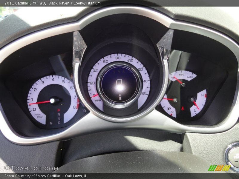 Black Raven / Ebony/Titanium 2011 Cadillac SRX FWD