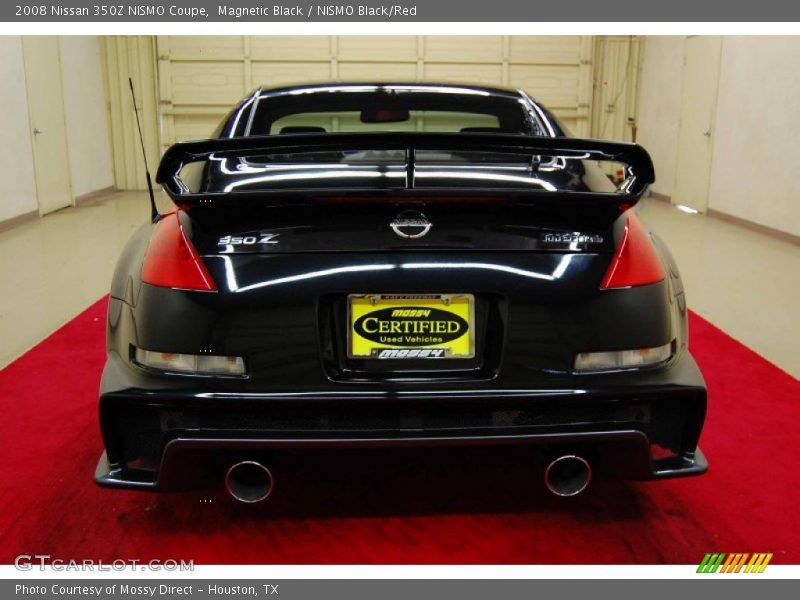 Magnetic Black / NISMO Black/Red 2008 Nissan 350Z NISMO Coupe