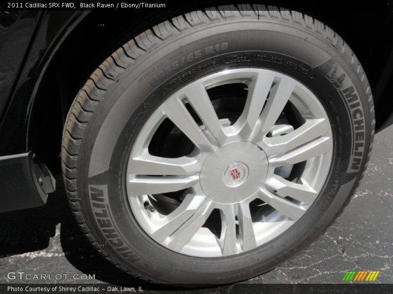 Black Raven / Ebony/Titanium 2011 Cadillac SRX FWD