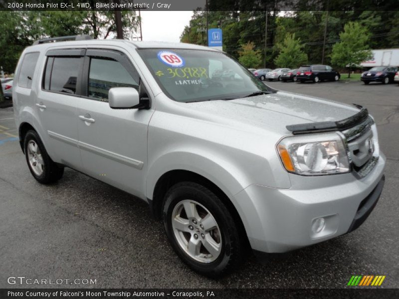 Billet Silver Metallic / Gray 2009 Honda Pilot EX-L 4WD
