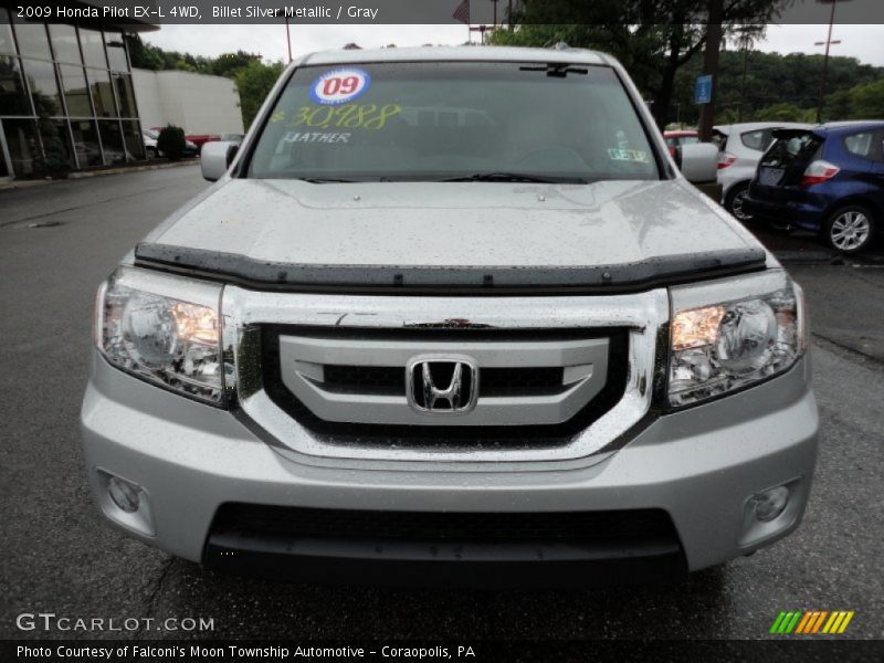 Billet Silver Metallic / Gray 2009 Honda Pilot EX-L 4WD