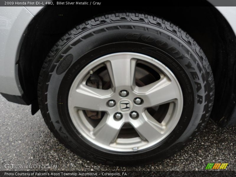 Billet Silver Metallic / Gray 2009 Honda Pilot EX-L 4WD