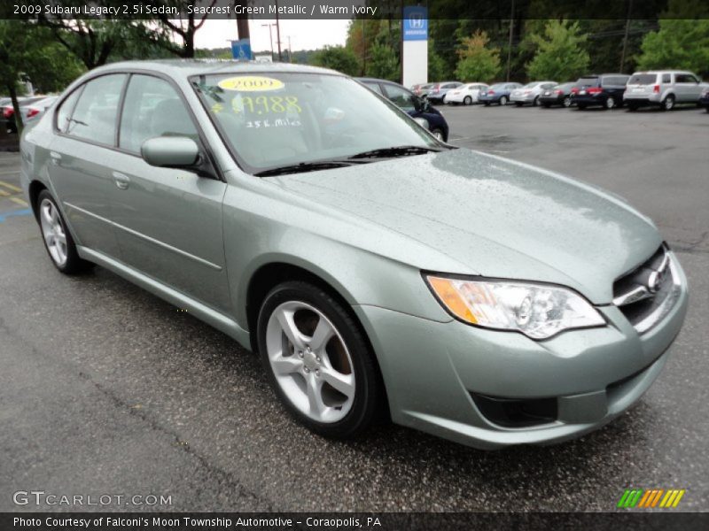Seacrest Green Metallic / Warm Ivory 2009 Subaru Legacy 2.5i Sedan