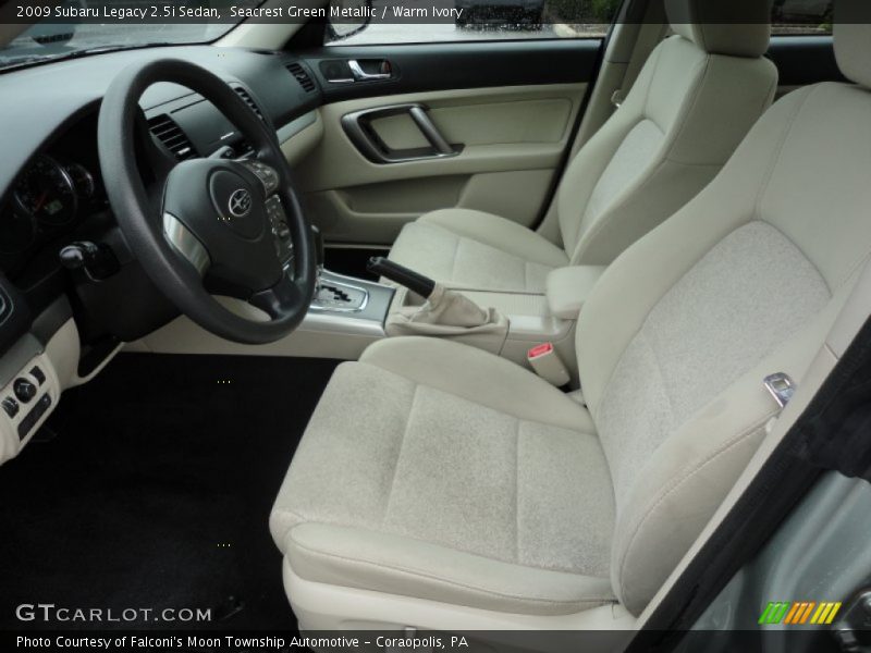 Seacrest Green Metallic / Warm Ivory 2009 Subaru Legacy 2.5i Sedan