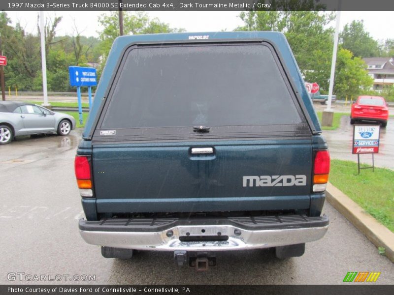 Dark Tourmaline Metallic / Gray 1997 Mazda B-Series Truck B4000 SE Extended Cab 4x4