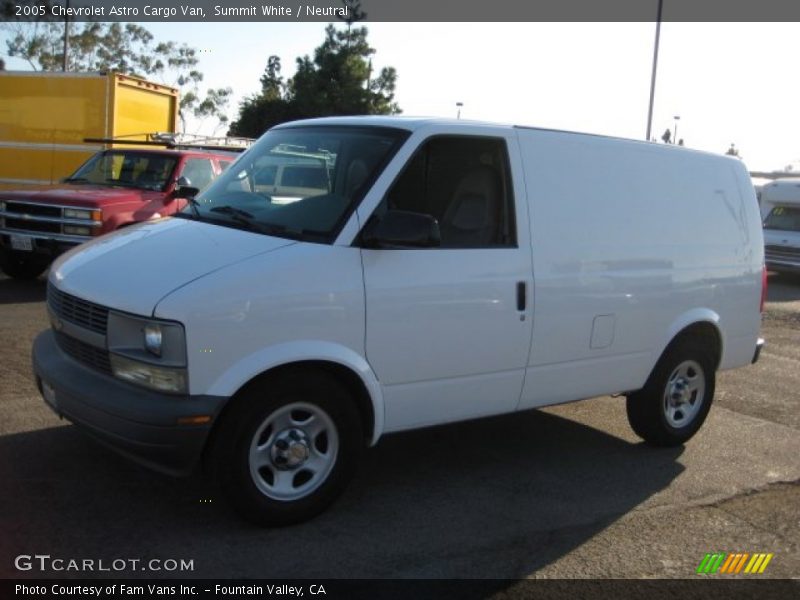 Summit White / Neutral 2005 Chevrolet Astro Cargo Van