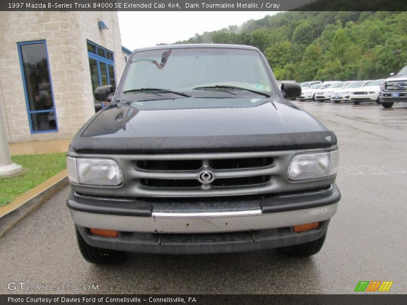 Dark Tourmaline Metallic / Gray 1997 Mazda B-Series Truck B4000 SE Extended Cab 4x4