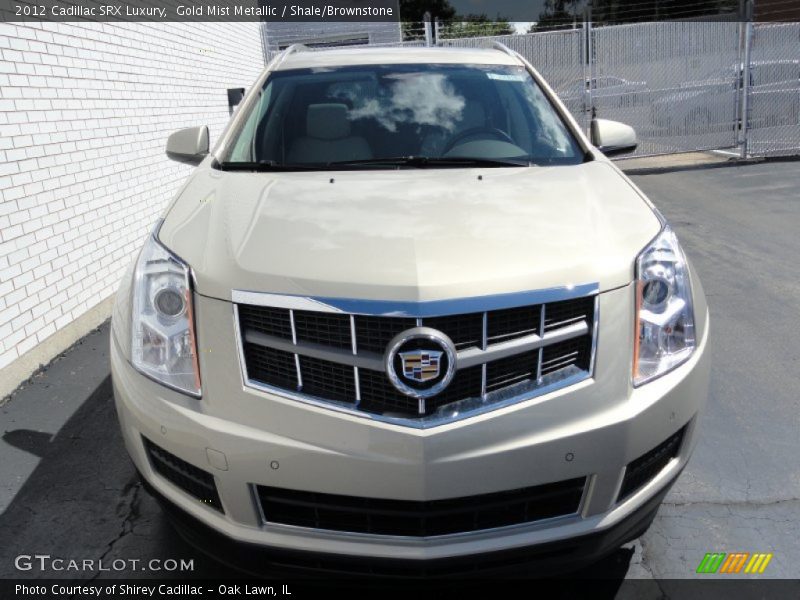 Gold Mist Metallic / Shale/Brownstone 2012 Cadillac SRX Luxury