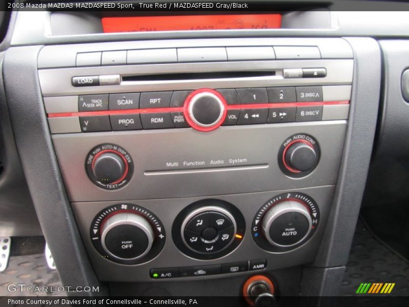 Controls of 2008 MAZDA3 MAZDASPEED Sport