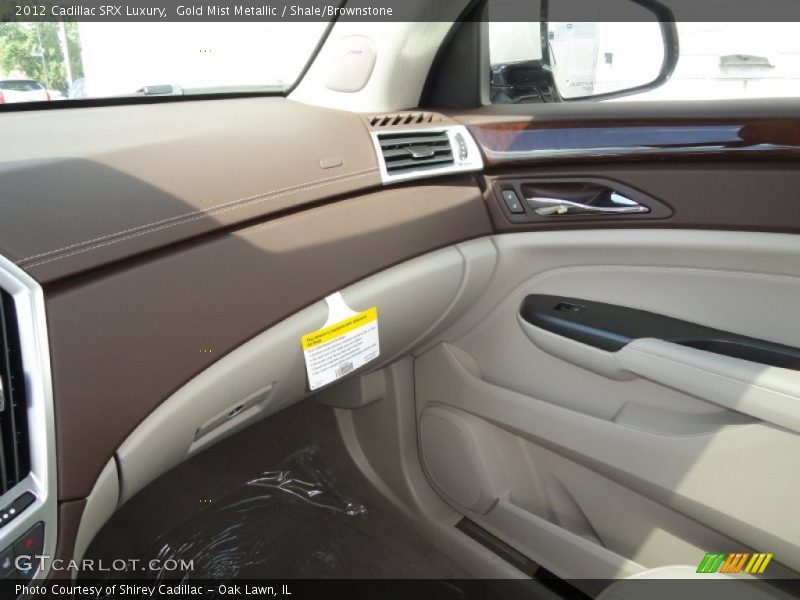 Gold Mist Metallic / Shale/Brownstone 2012 Cadillac SRX Luxury