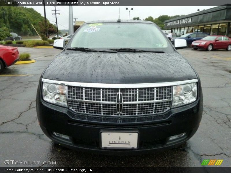 Dark Ink Blue Metallic / Medium Light Stone 2008 Lincoln MKX AWD