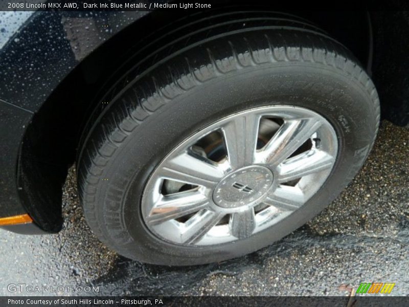 Dark Ink Blue Metallic / Medium Light Stone 2008 Lincoln MKX AWD