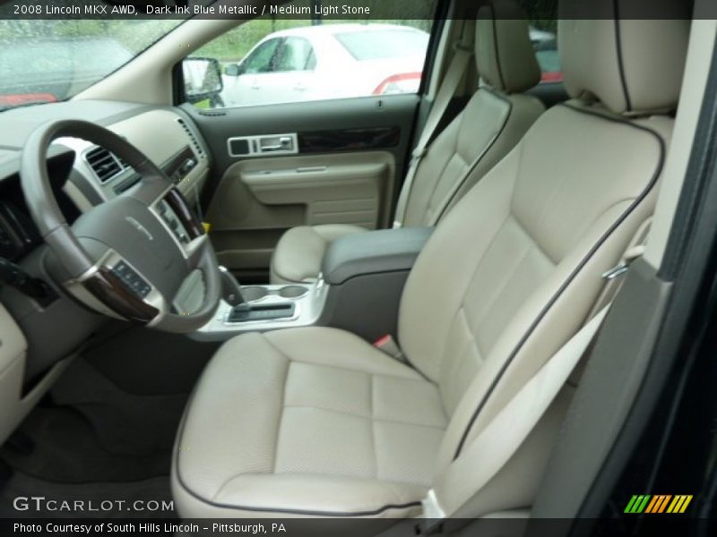 Dark Ink Blue Metallic / Medium Light Stone 2008 Lincoln MKX AWD